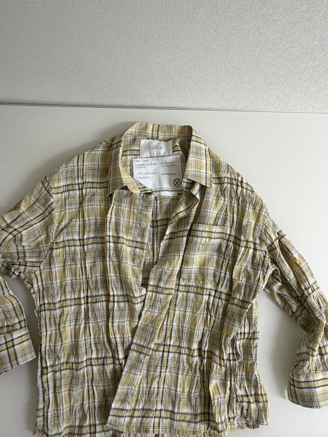 Yiyae 크링클 셔츠 상품이미지2