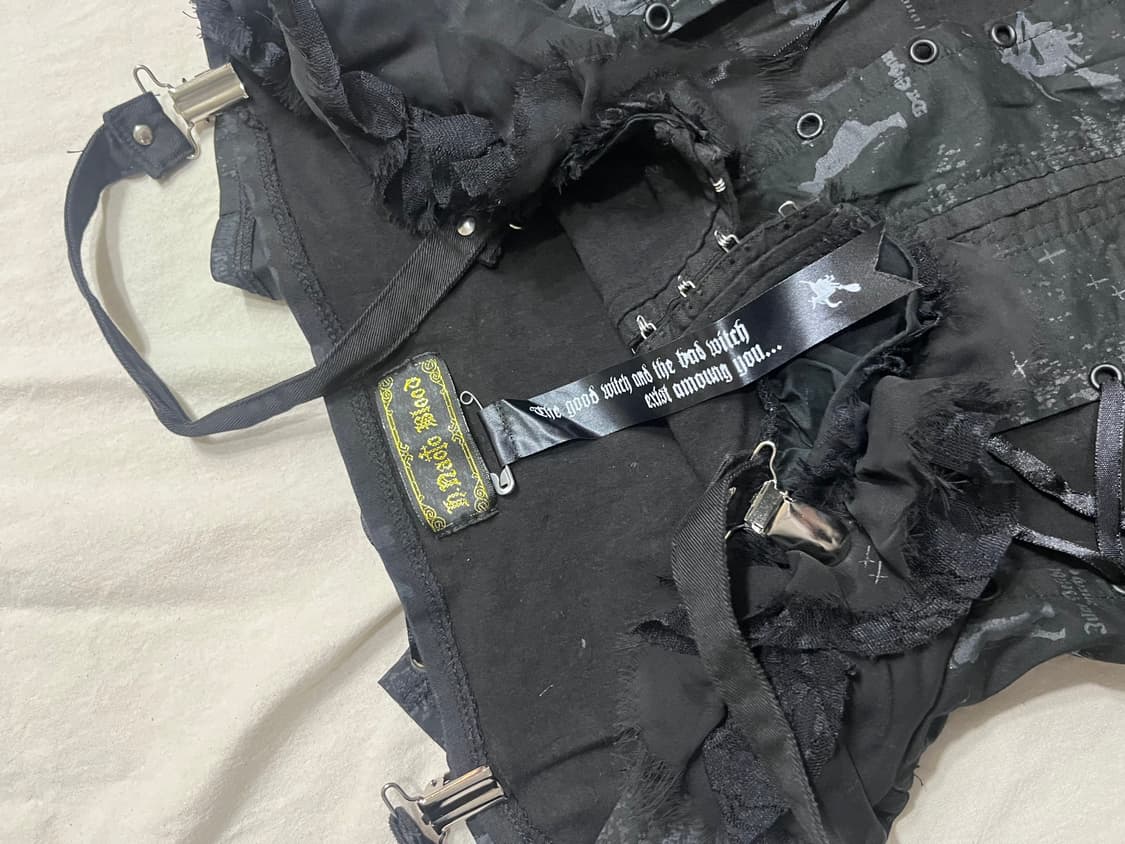 에이치나오토 그런지 레이스 탑  상품이미지4