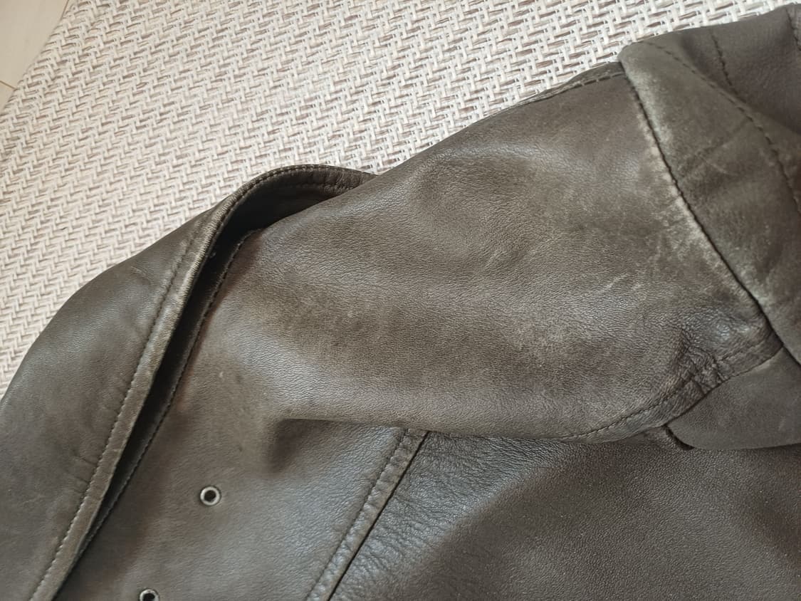 [희귀/L] 컨버스 x 존 바바토스 아카이브 빈티지 양가죽 라이더 자켓 상품이미지7