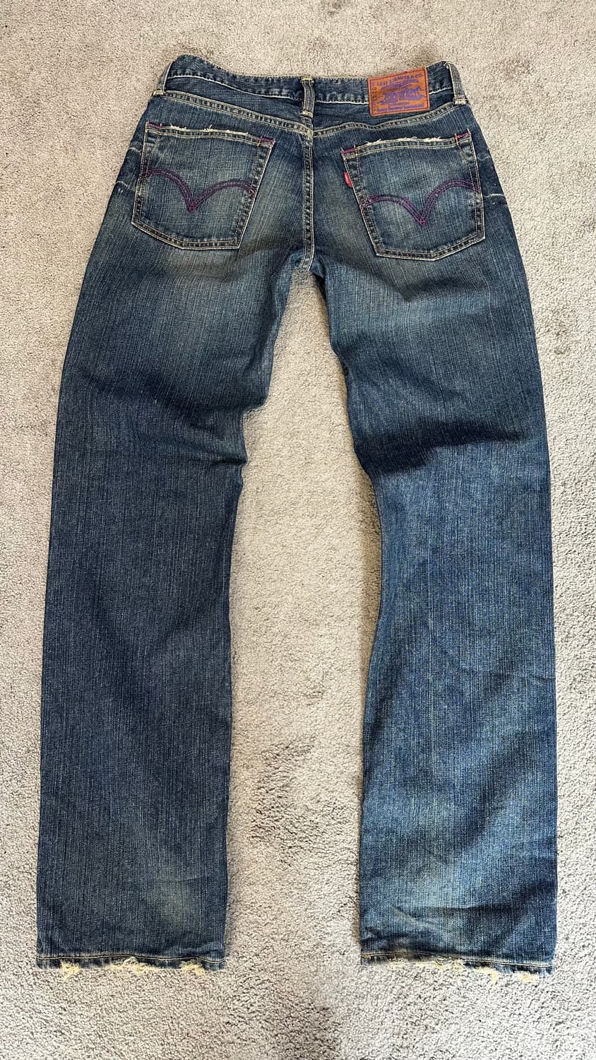 리바이스502 퍼플패키지 페이드 데님 팬츠(32) 상품이미지7