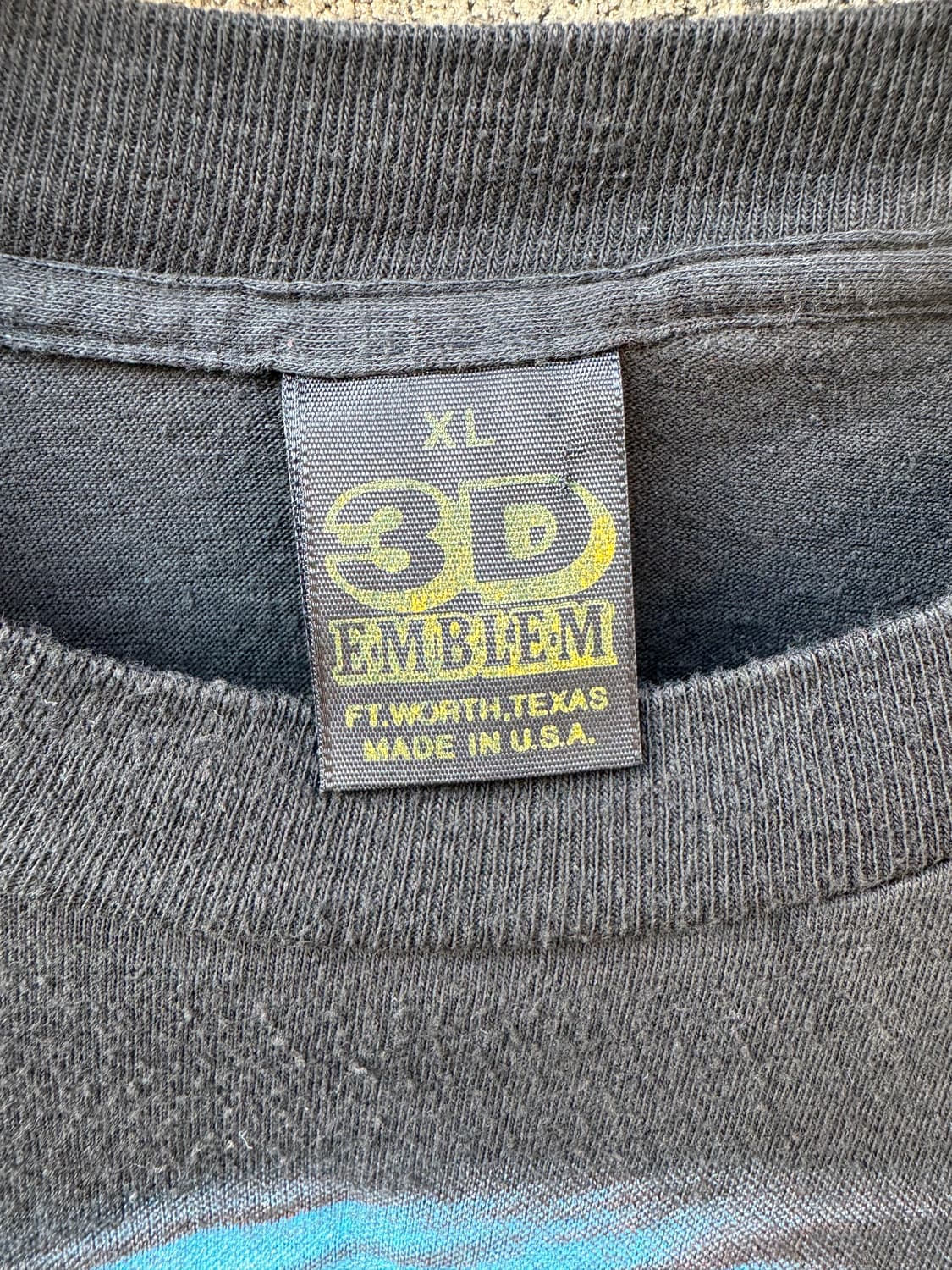 80s 빈티지 3d emblem 이지라이더 바이커 프린팅 반팔 티셔츠 상품이미지5