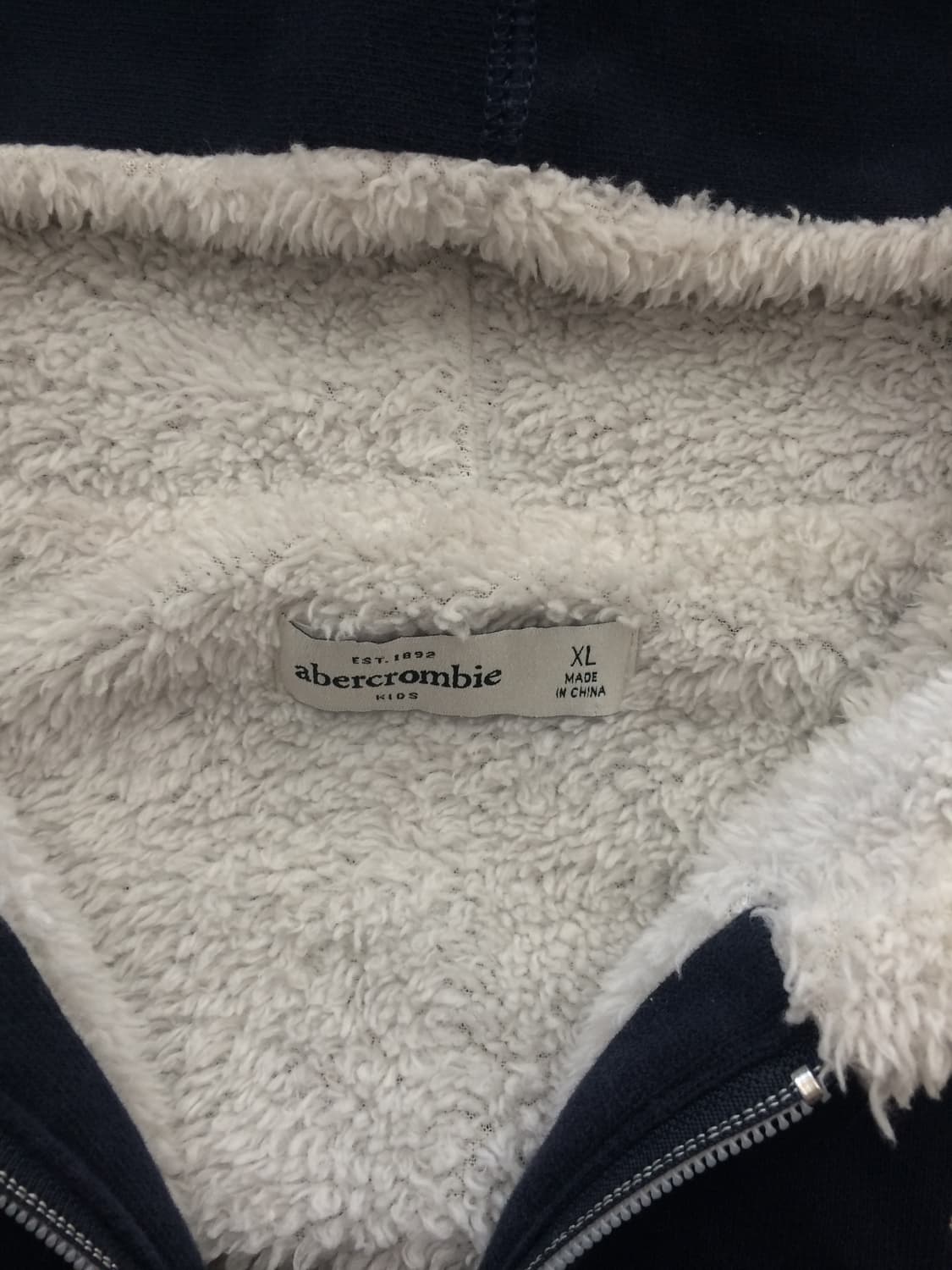 아베크롬비 양털 기모 후드집업 상품이미지3