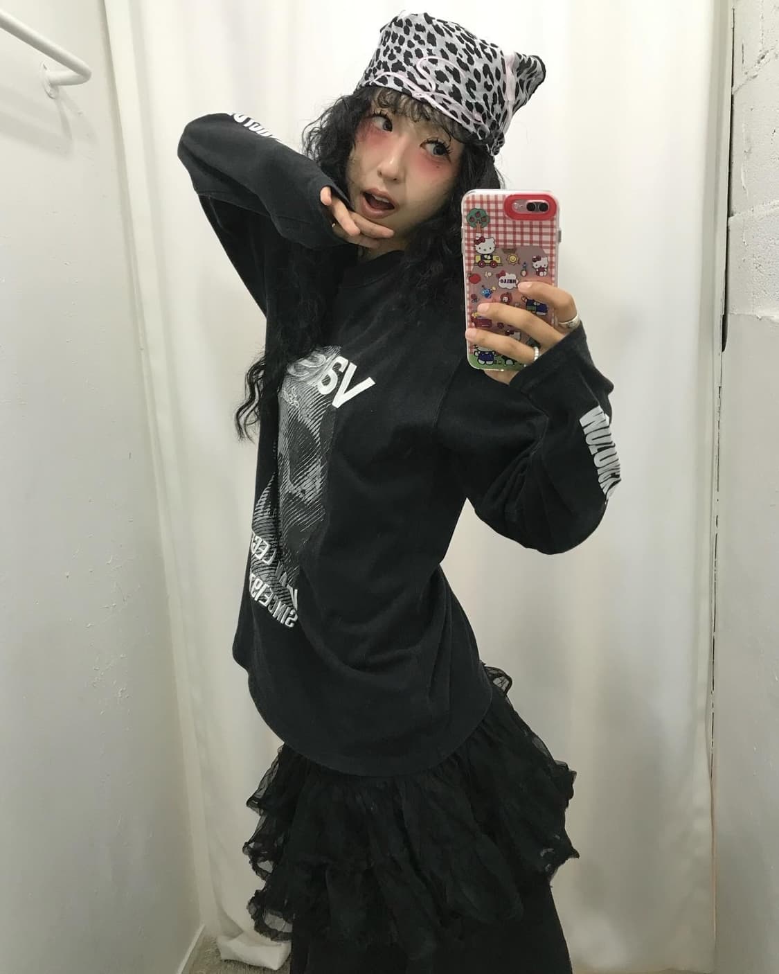 Vanson Skull Embroidery Long Sleeves 상품이미지4