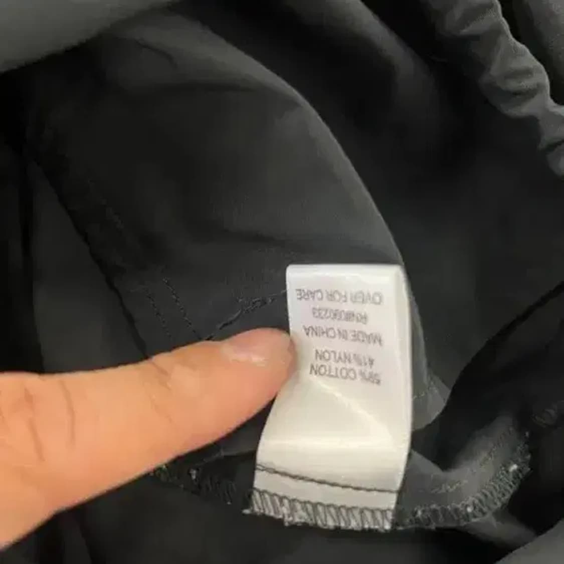 Essentials 에센셜 하프집업 아노락 블랙 S 105-110 상품이미지6