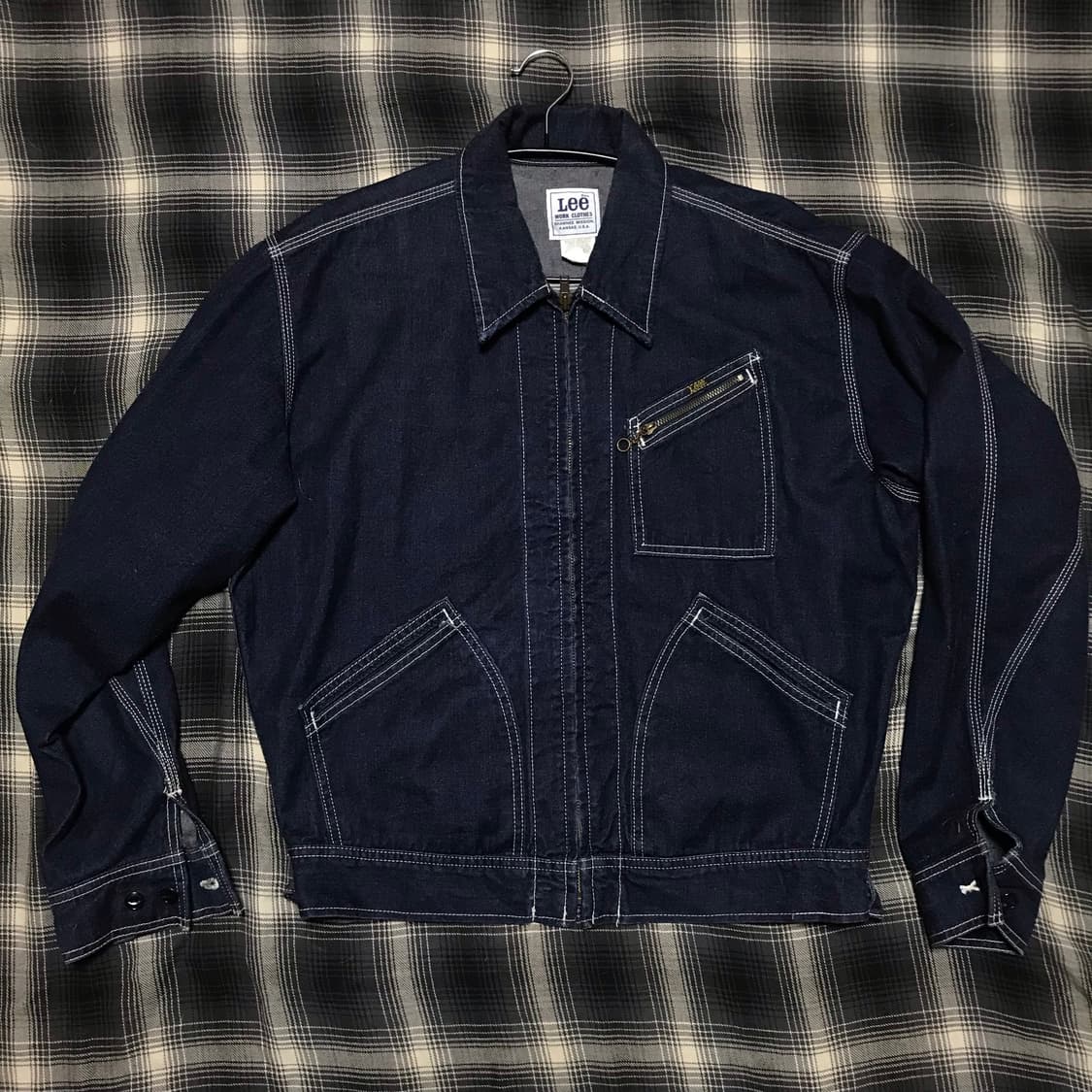 80-90s Made Usa lee denim work jk 극미중고 상품이미지1