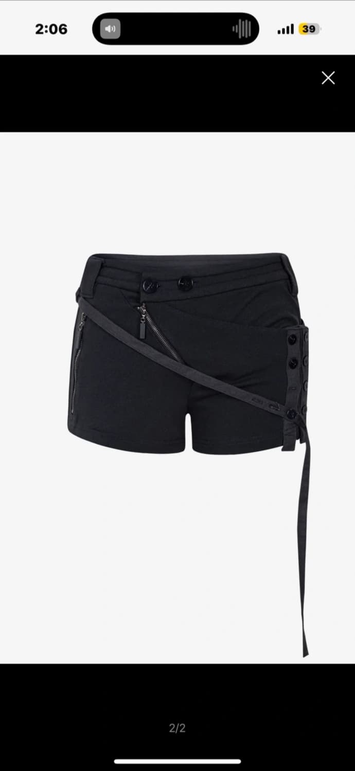 플리즈노팔로우 타나 버튼 반바지 상품이미지2