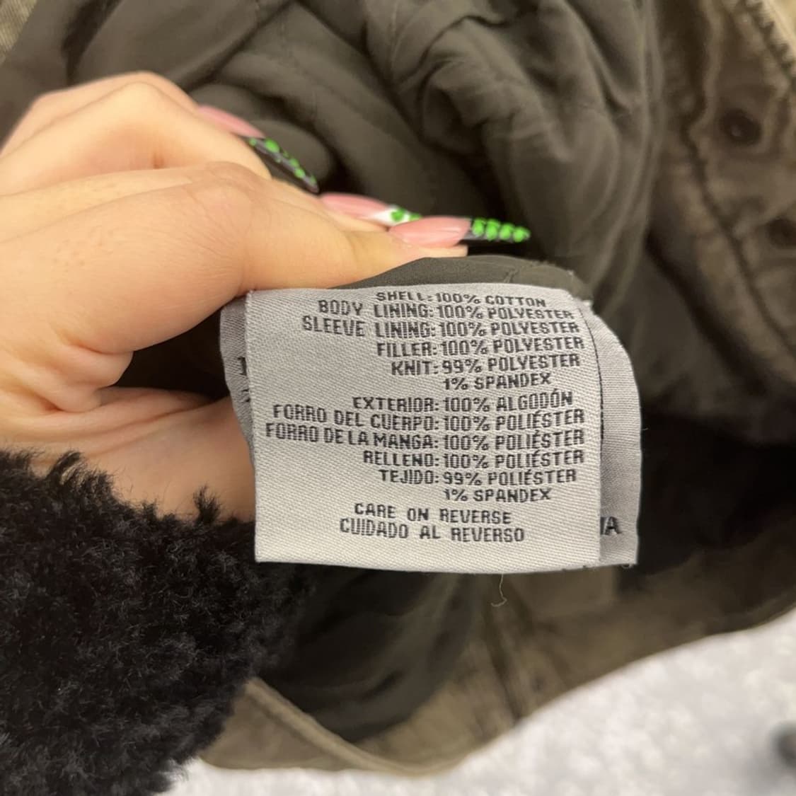 리바이스 빈티지 올리브카키 헌팅 워크자켓 XL C09018 상품이미지6