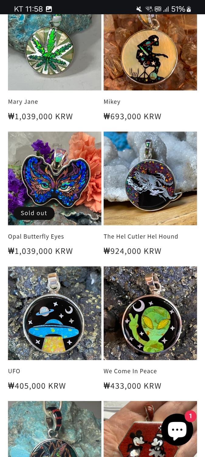 아기천사 터키석펜던트 나바호 네이티브아메리칸주얼리 인디언주얼리 925실버 상품이미지4