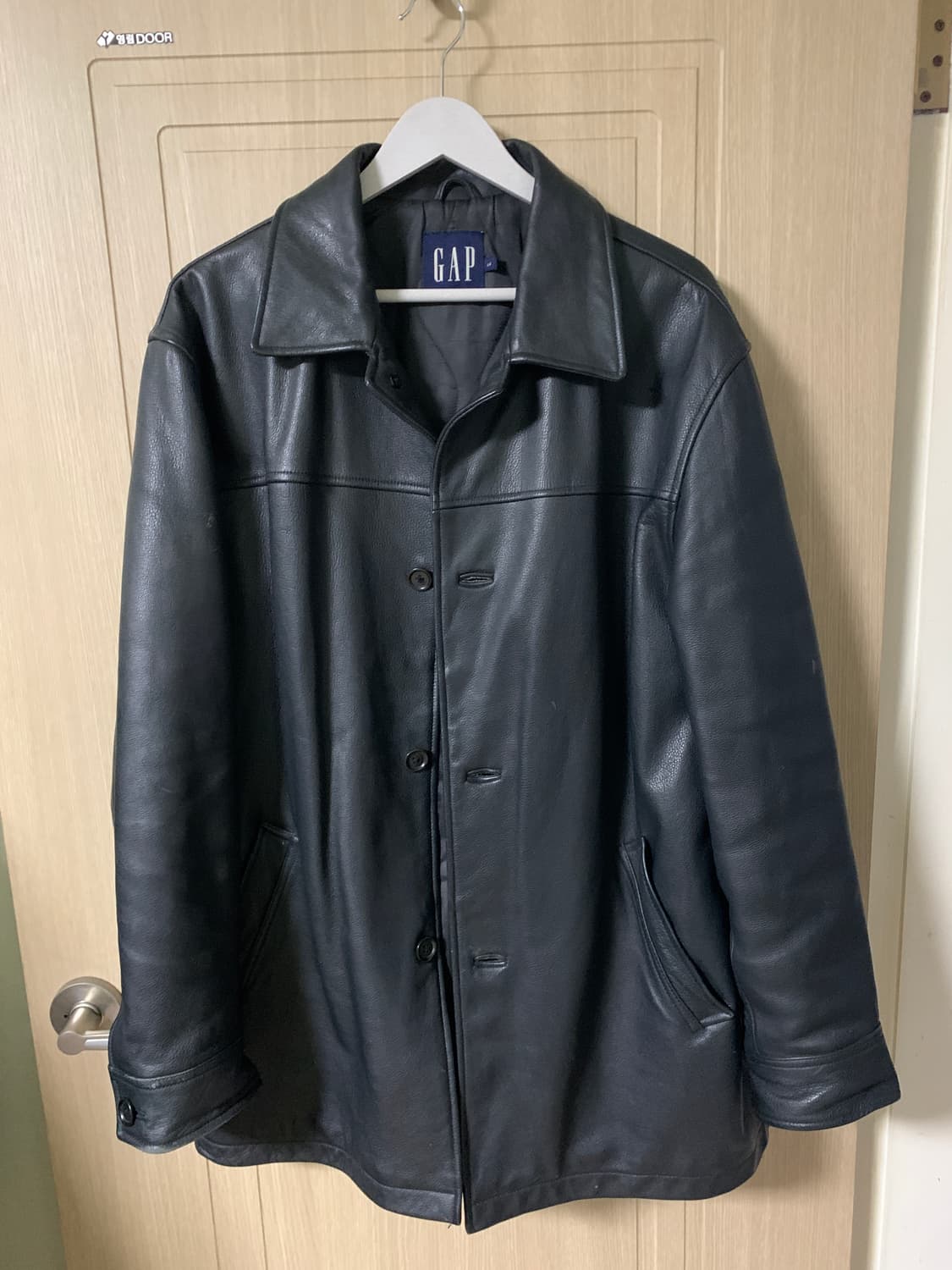 올드 갭 레더 가죽 카 코트 L 상품이미지1