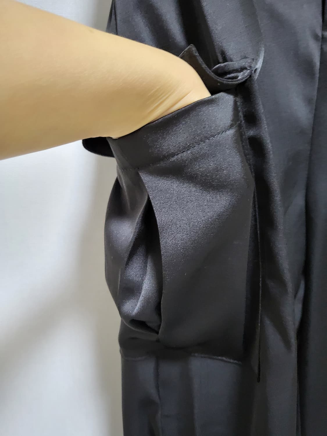 수입제품 새틴 밴딩 루즈핏 팬츠 새제품 55-77 상품이미지2