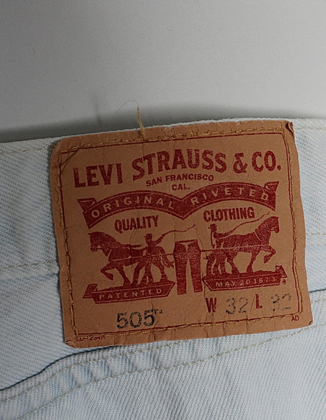 Levi's 505 Denim Pant (32) 상품이미지8