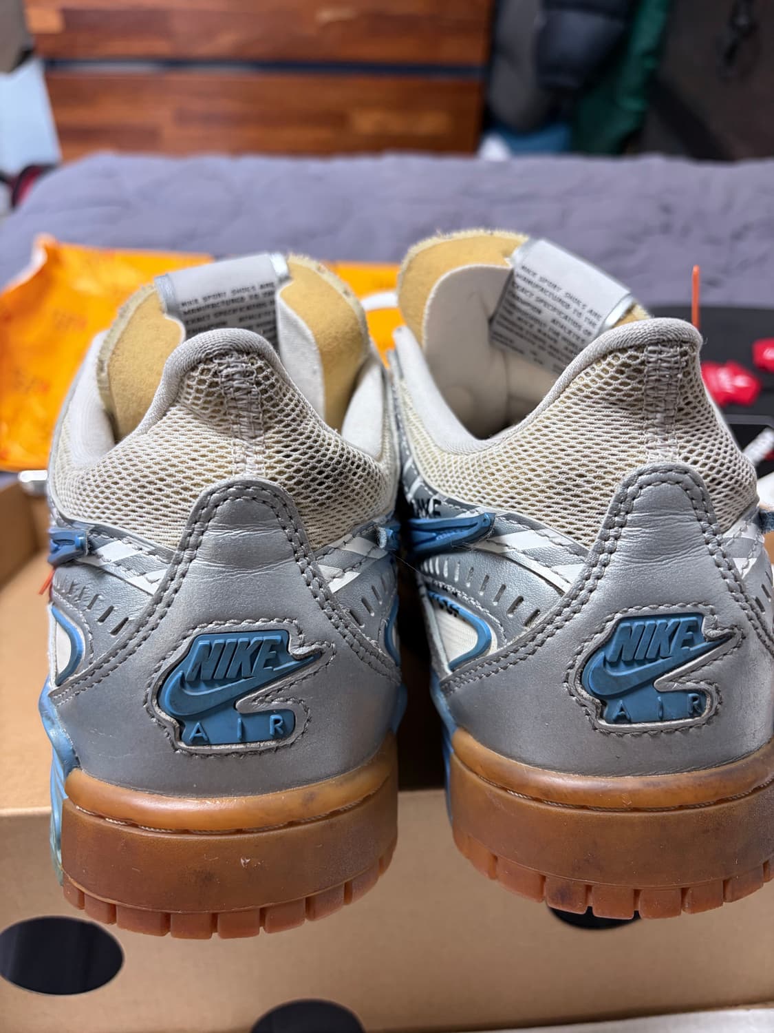 나이키 X 오프화이트 러버 덩크 (유니버시티블루) 270 상품이미지4