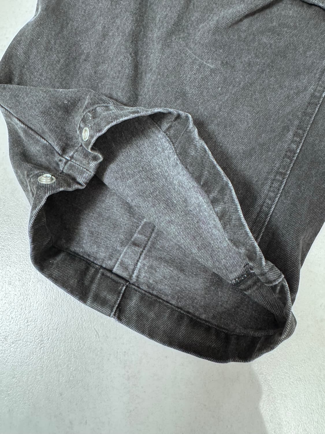 (중고/xl) etce 워시드 배기진 그레이 XL 상품이미지4