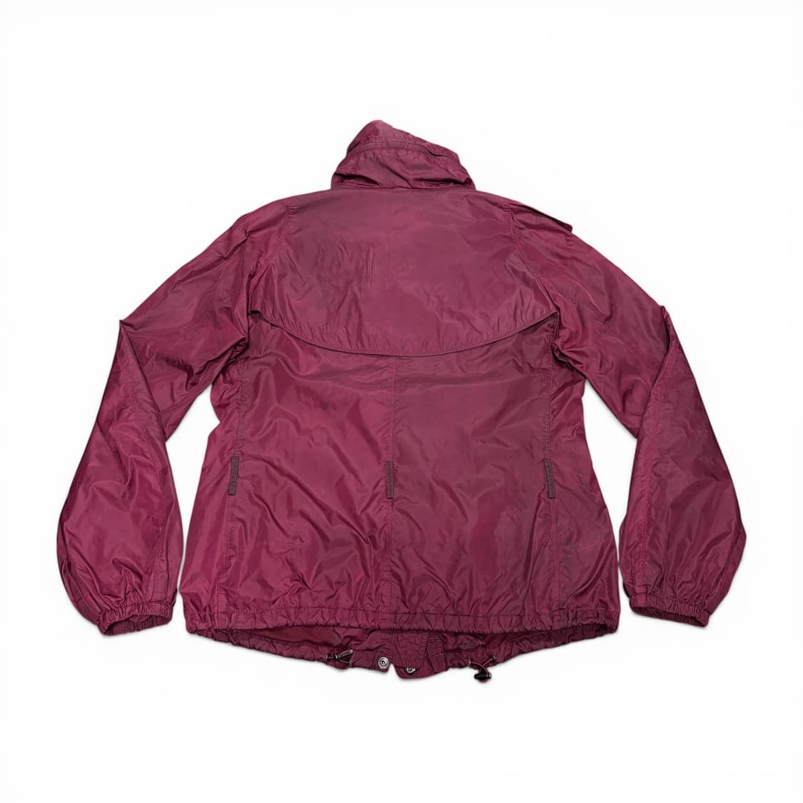 우먼M 버버리 BURBERRY 버건디 바람막이 자켓 상품이미지2