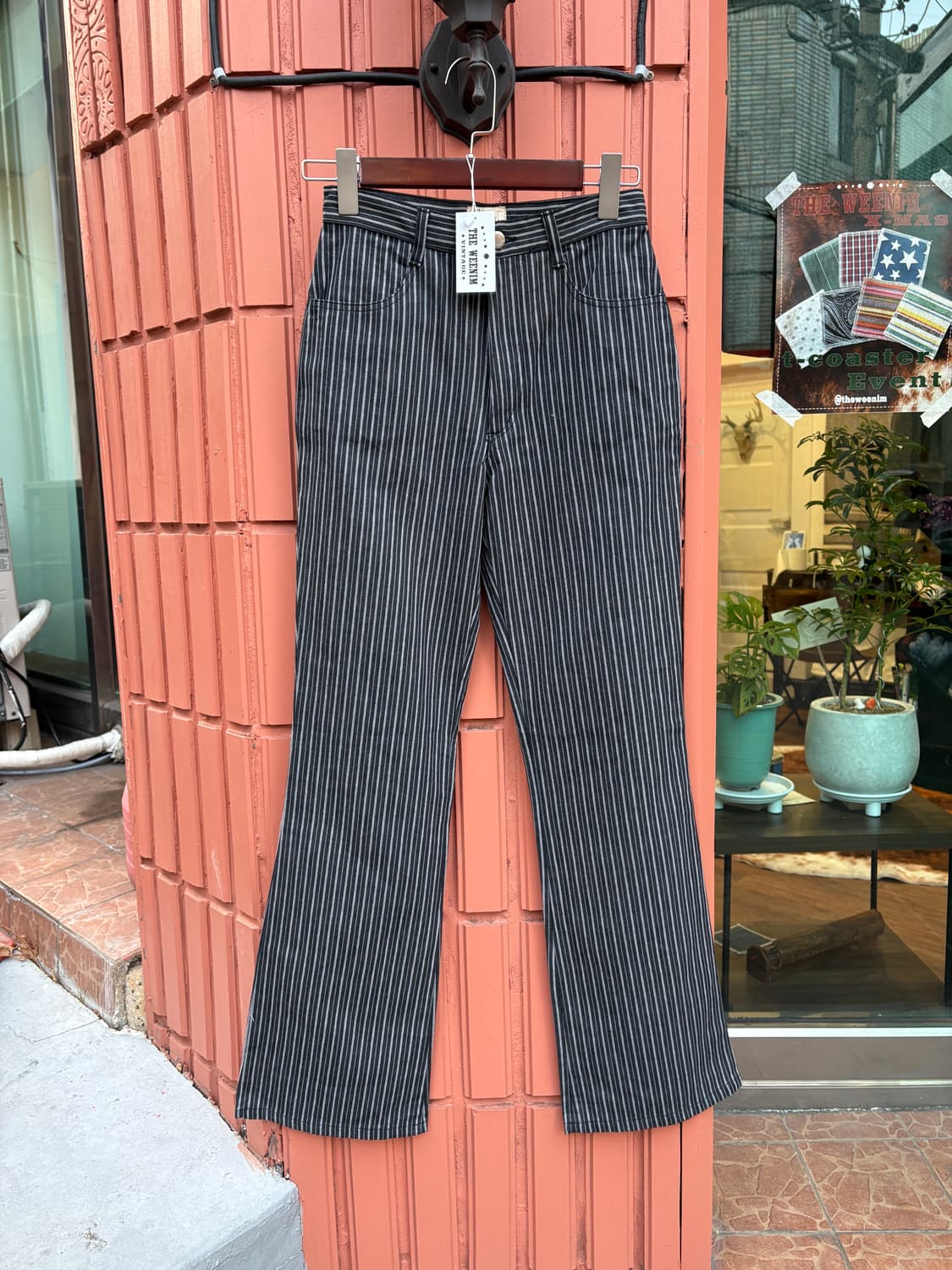 Japanese Vintage 스트라이프 팬츠 상품이미지1