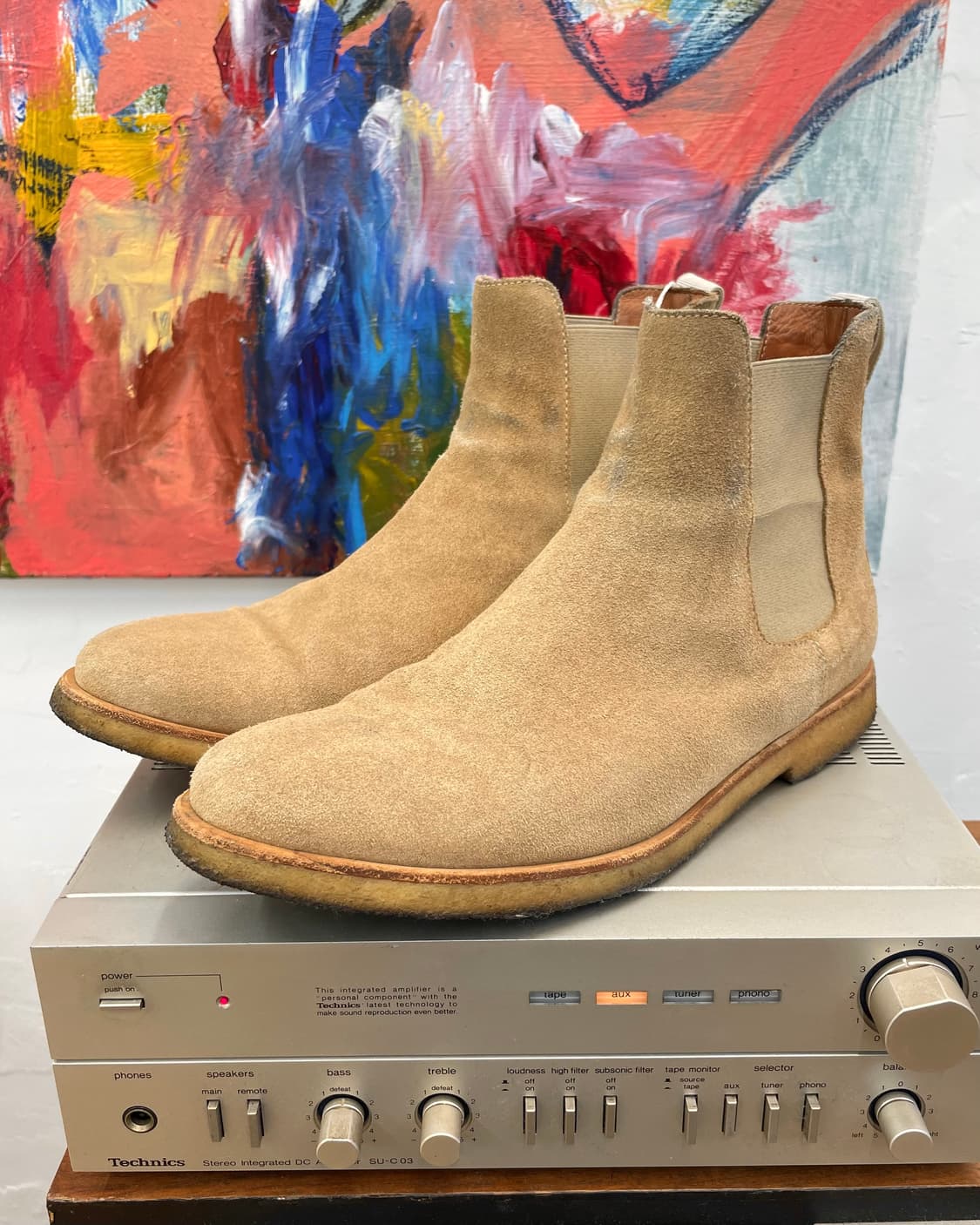 [250] 커먼프로젝트 크레페솔 첼시 부츠 상품이미지1