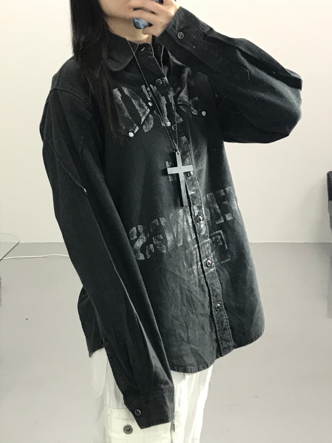 BERNINGS SHO 프린팅 셔츠 상품이미지3