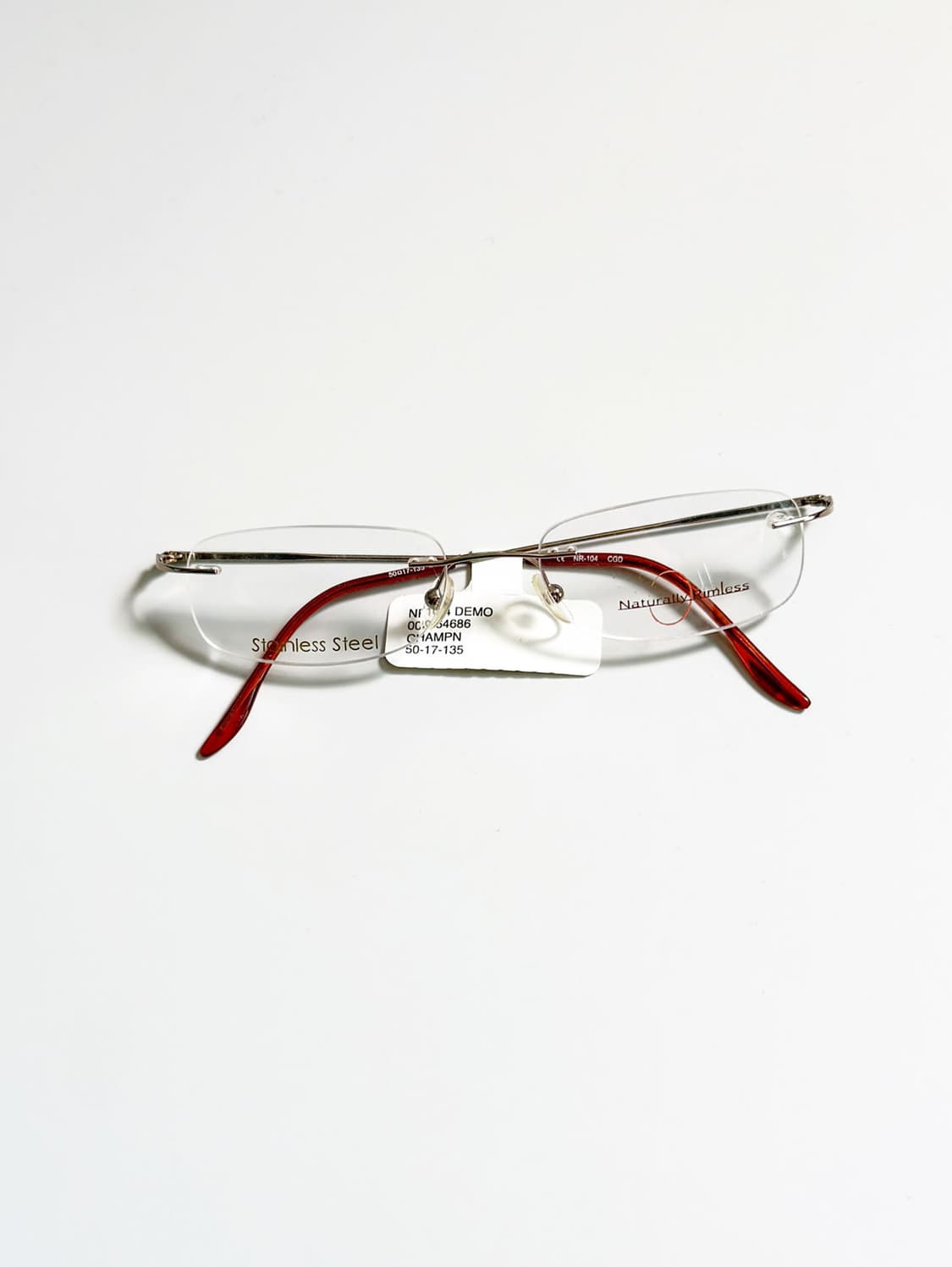 NATURALLY RIMLESS 무테 스퀘어 빈티지 안경 상품이미지1