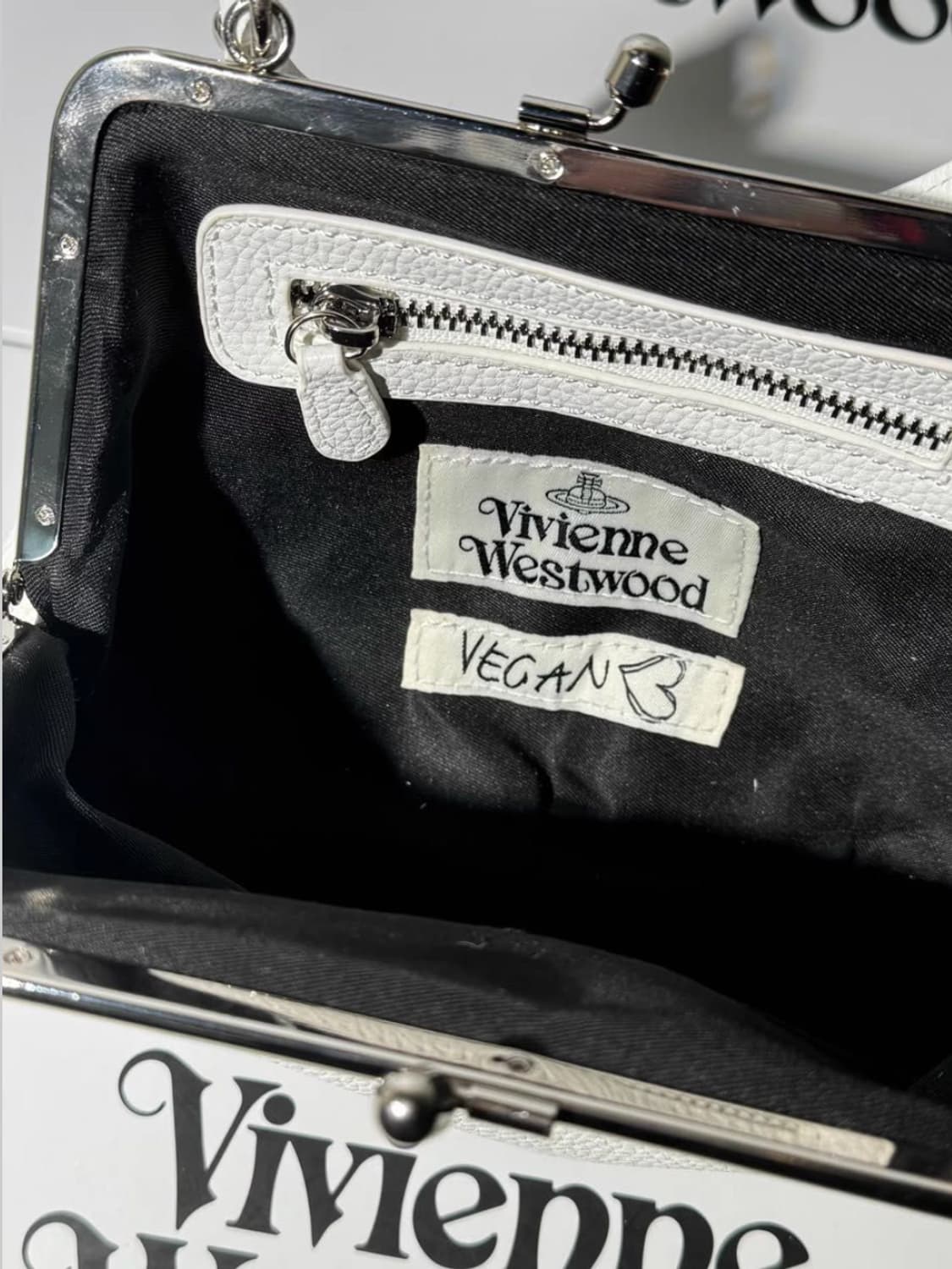 비비안웨스트우드 아카이브 은장 orb 투웨이 핸드 체인 크로스백 상품이미지4