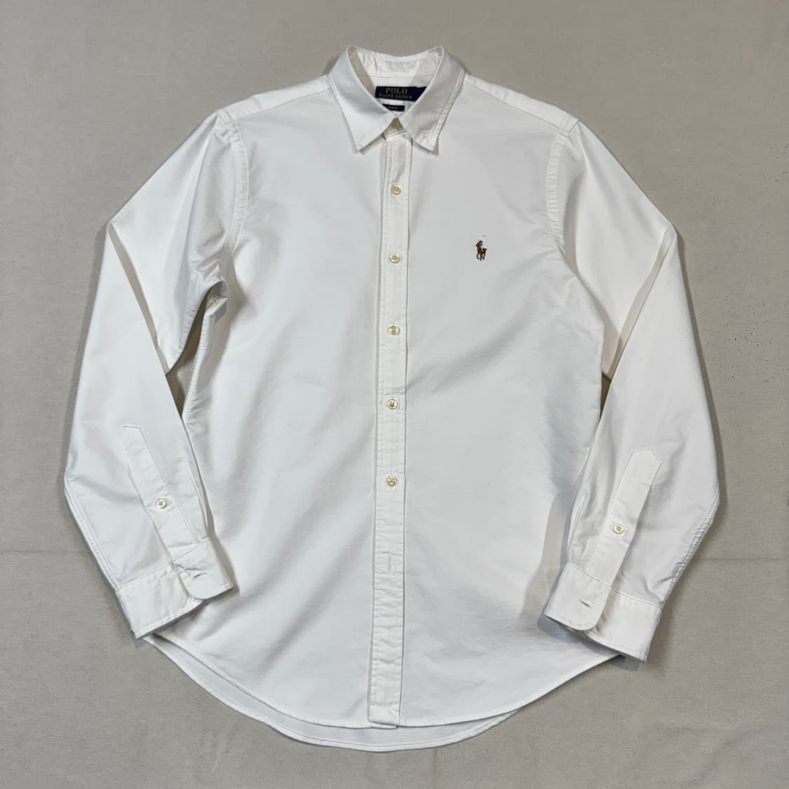 M) 폴로 랄프로렌 클래식 옥스포드 셔츠 큐알탭 신형 상품이미지1