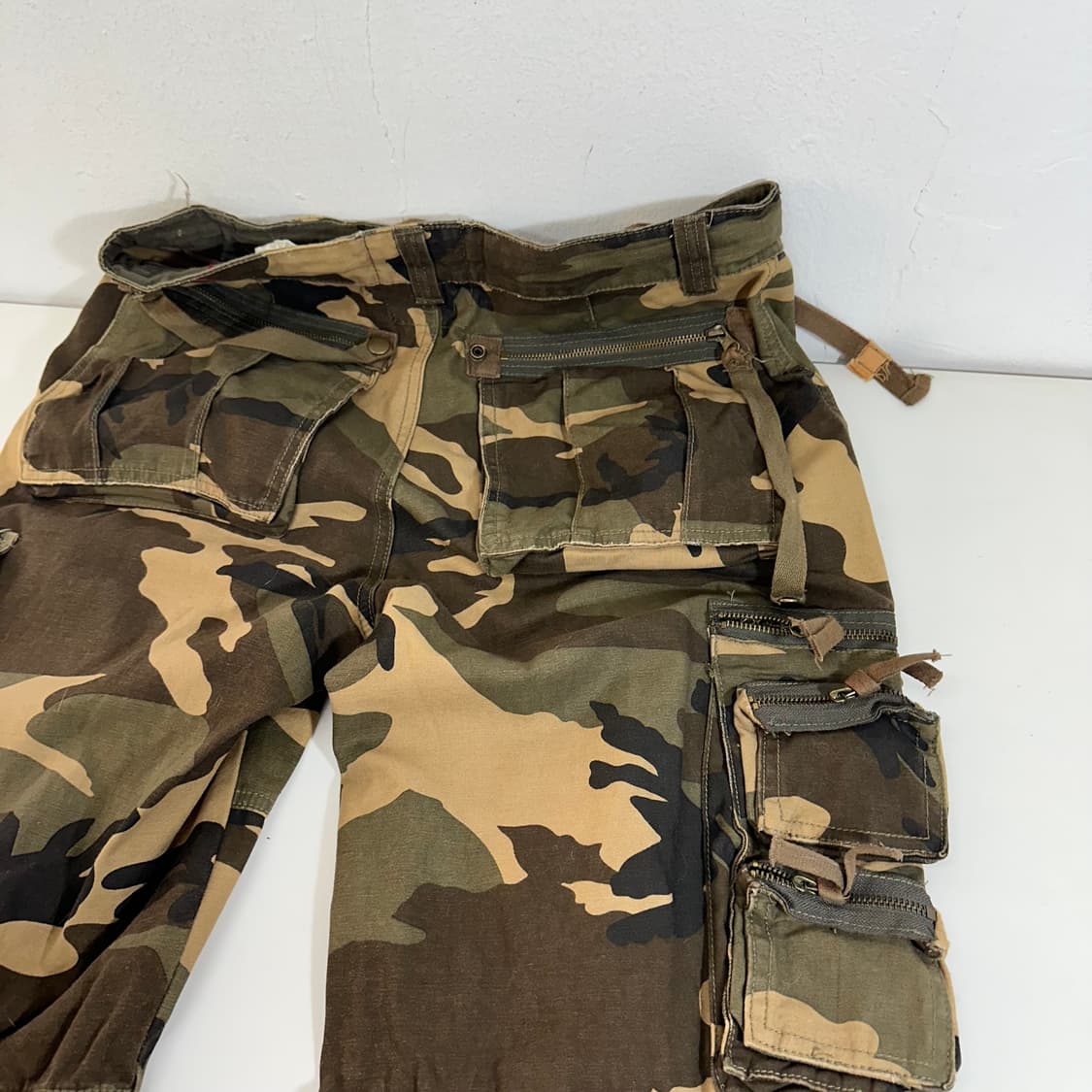 L CARGO CREATOR 세미와이드 카모 유틸리티 카고팬츠 상품이미지6
