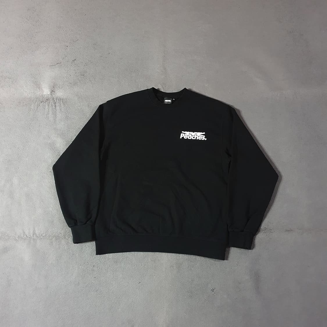 피치스 르세라핌 맨투맨 M 블랙 상품이미지2