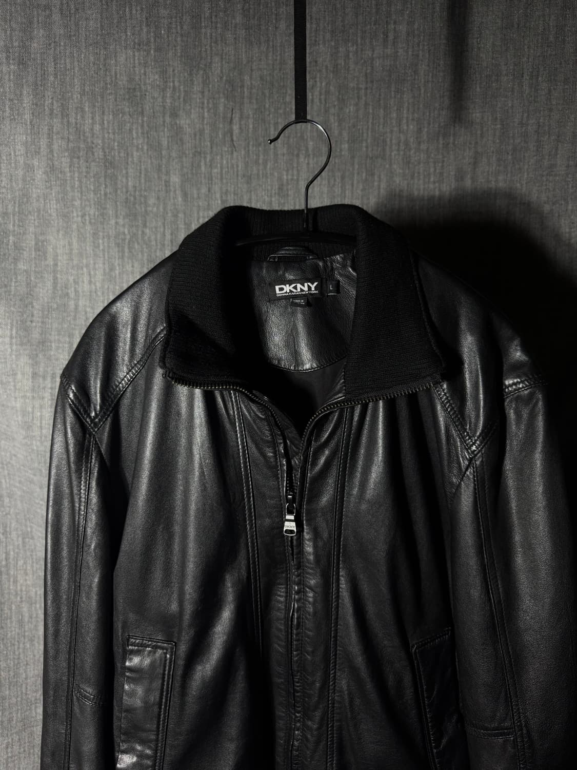 DKNY 램스킨 레더자켓 상품이미지3