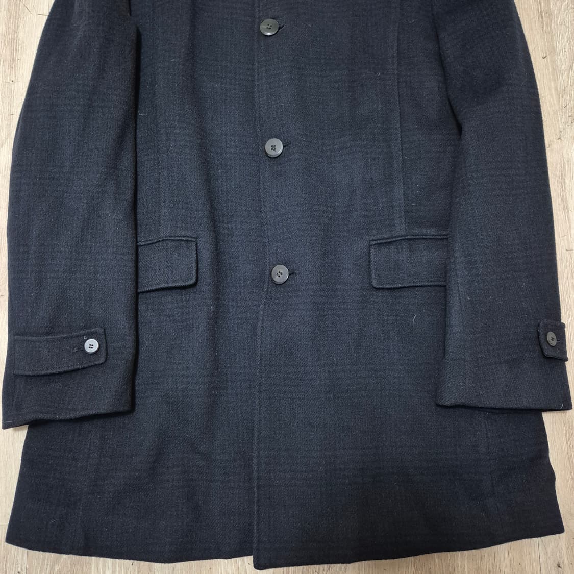 인디안 옴므 컬렉션 모직 싱글 코트 2XL(110) 상품이미지3