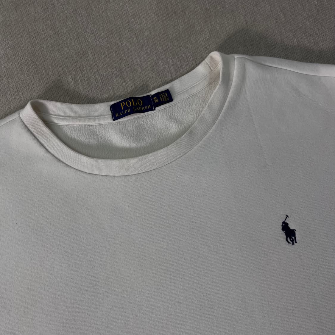 105 폴로랄프로렌 스몰포니 화이트 맨투맨  상품이미지2