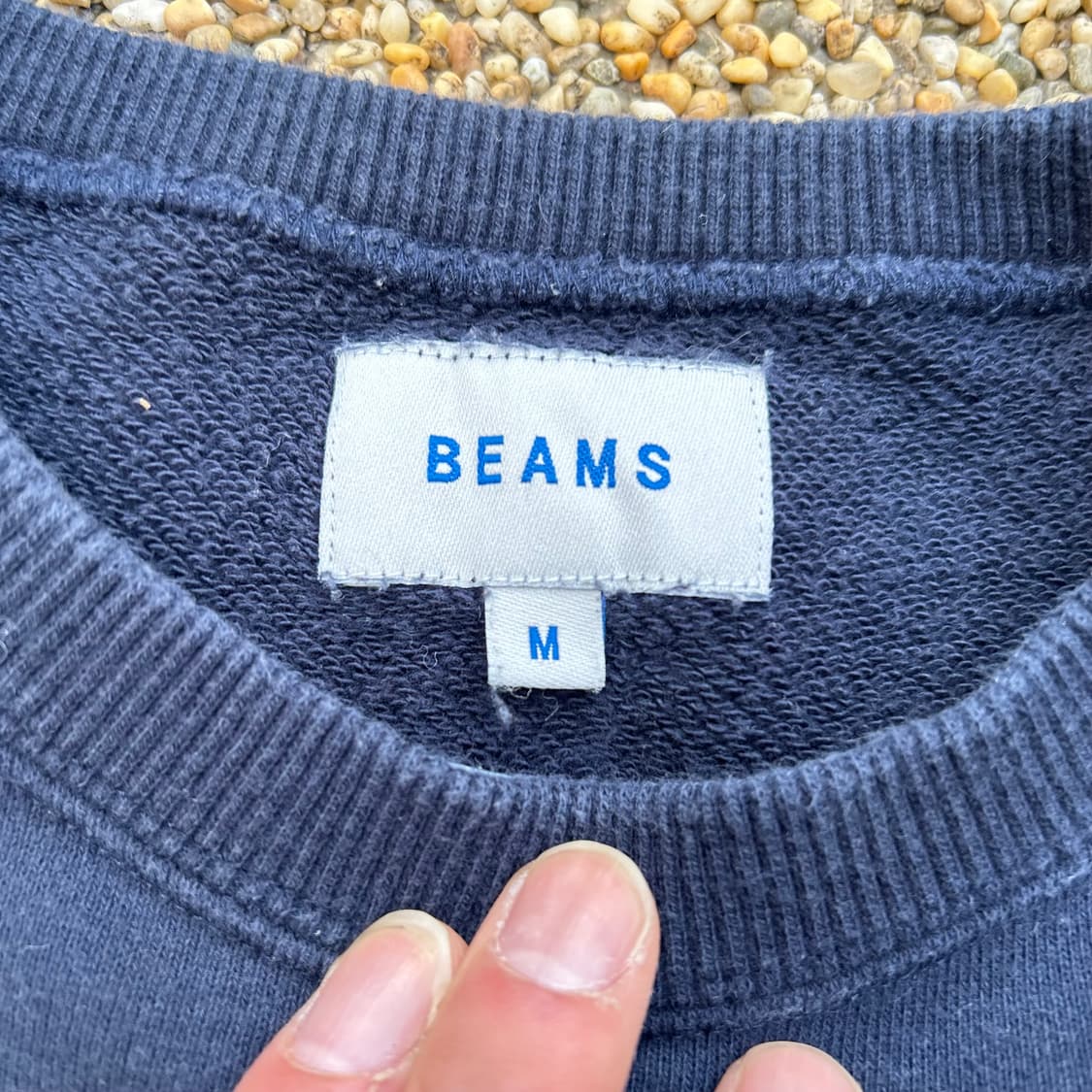 빔즈 네이비 맨투맨 상품이미지4