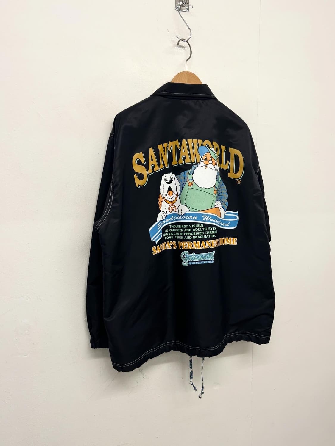 산타월드 블랙 코치자켓 상품이미지3