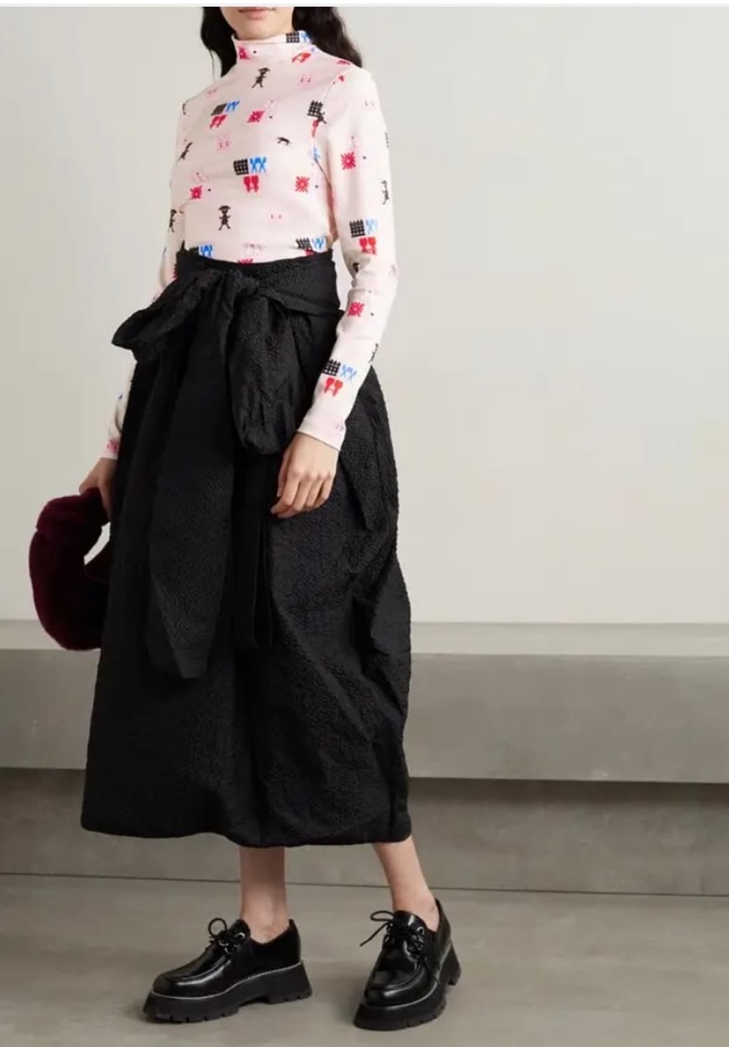 MINJUJIM 민주킴 저지 터틀넥 탑 상품이미지3