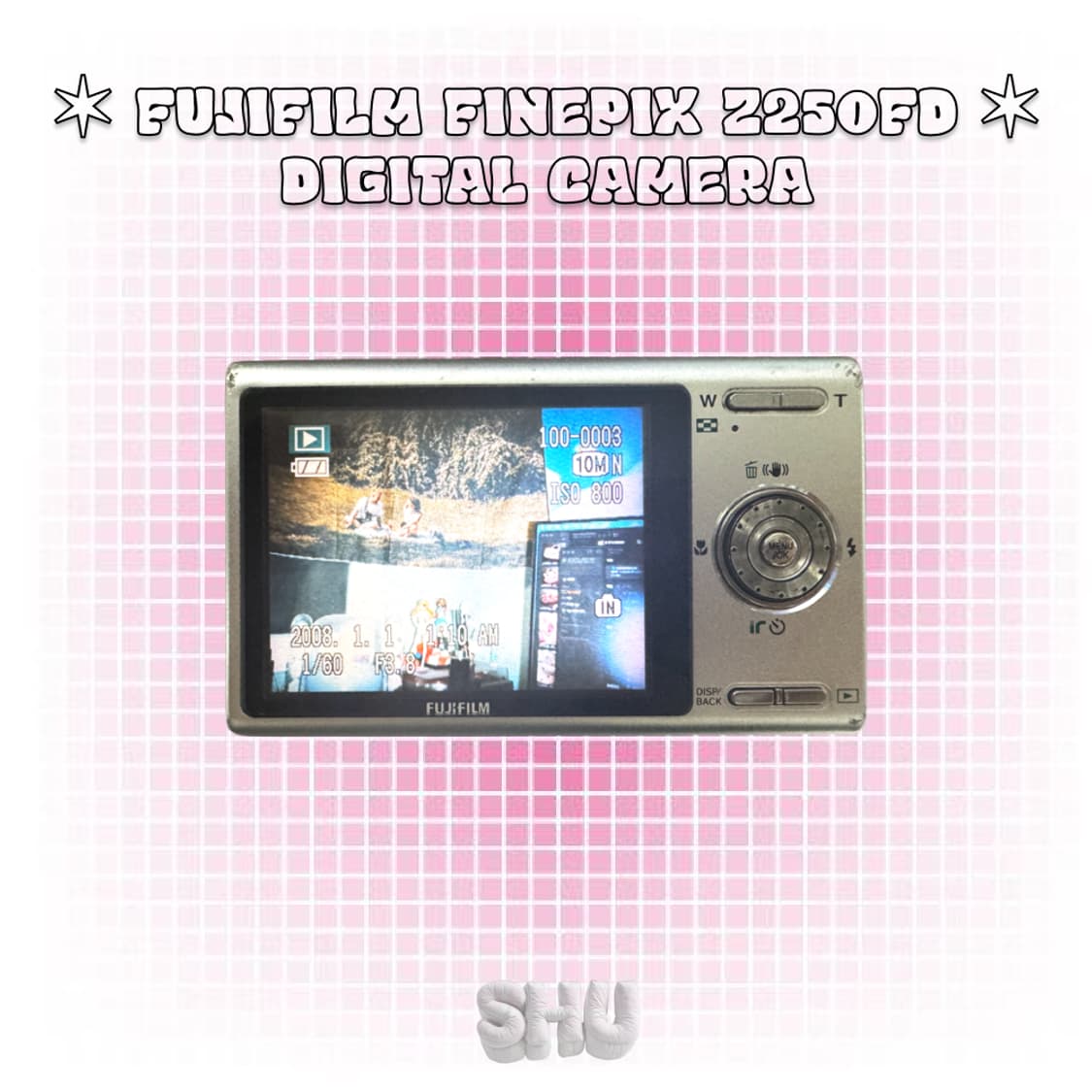 후지필름 파인픽스 Z250FD 빈티지 디지털 카메라 핑크 상품이미지4