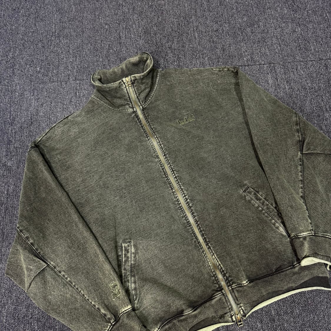 펜필드 페이디드 인디고 카키 풀집업 상품이미지3