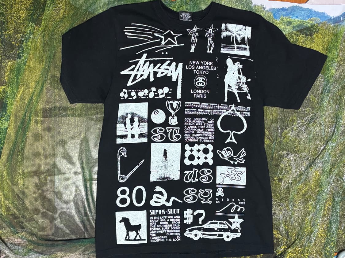 Stussy Sara T-shirts Black 상품이미지2