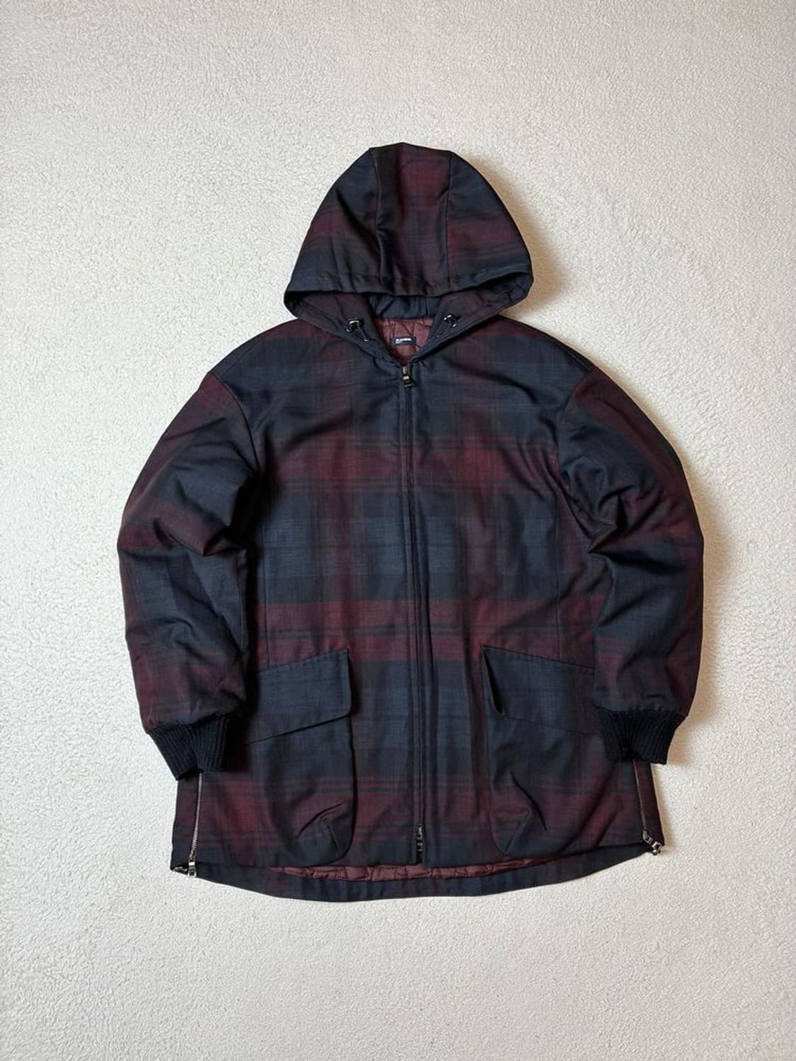 질샌더 JIL SANDER 타탄 트윌 후디 파카 PN7330 상품이미지1