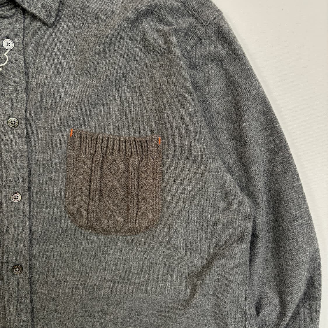 [NEW] BEAMS knit pocket shirt 상품이미지4