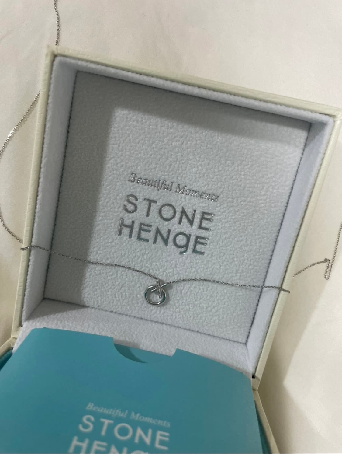 스톤헨지 Stonehenge XOXO 실버 목걸이 상품이미지1