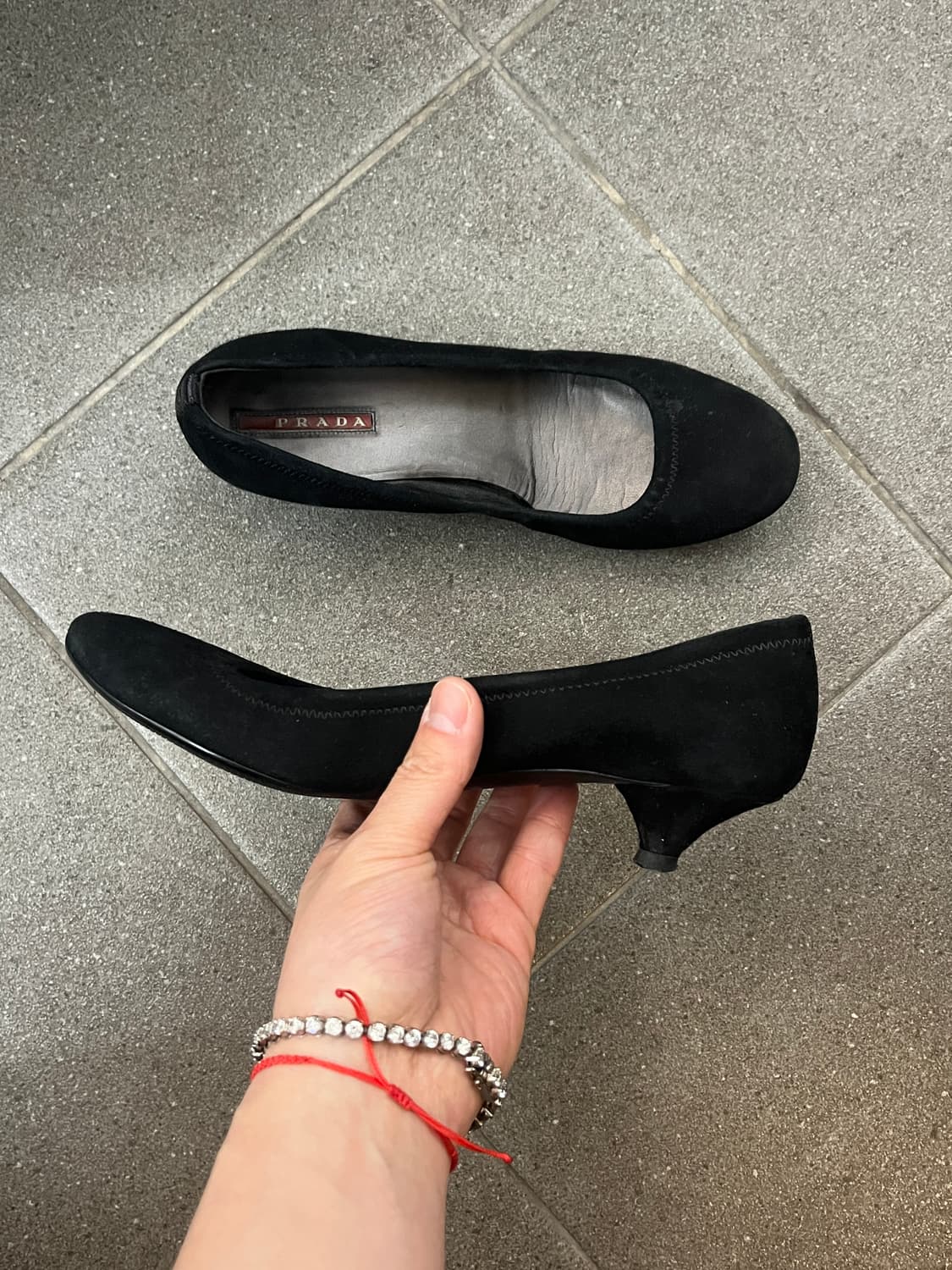 프라다 스포츠 스웨이드 힐 상품이미지2