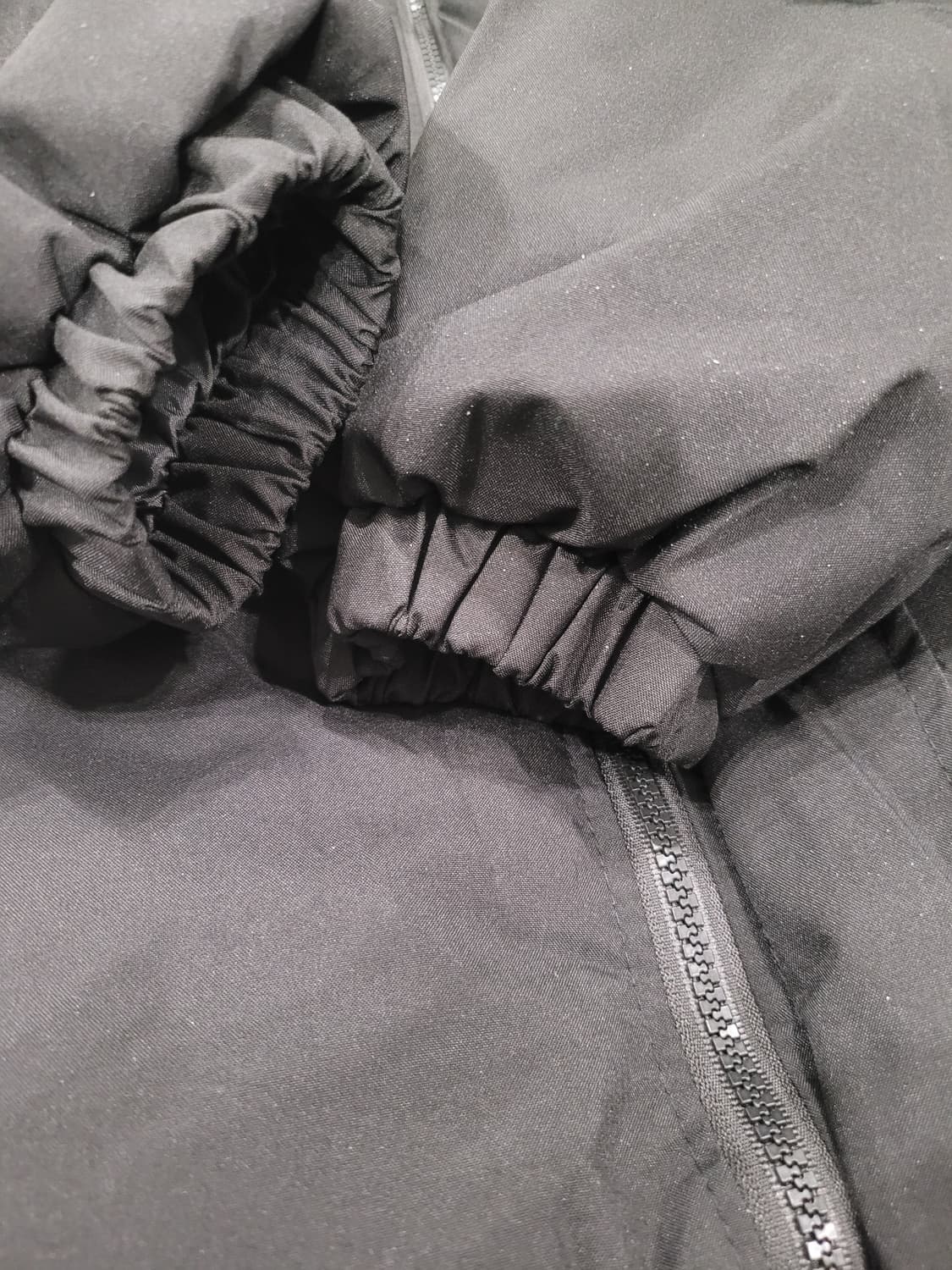 [새상품] 간절기패딩  "핏이 다했다" 편집샵 감성 오버핏 후드 패딩 상품이미지5