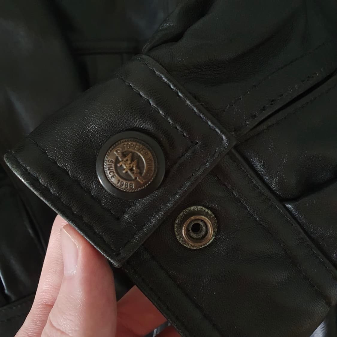 빈티지 양가죽 봄버 자켓 점퍼 상품이미지5