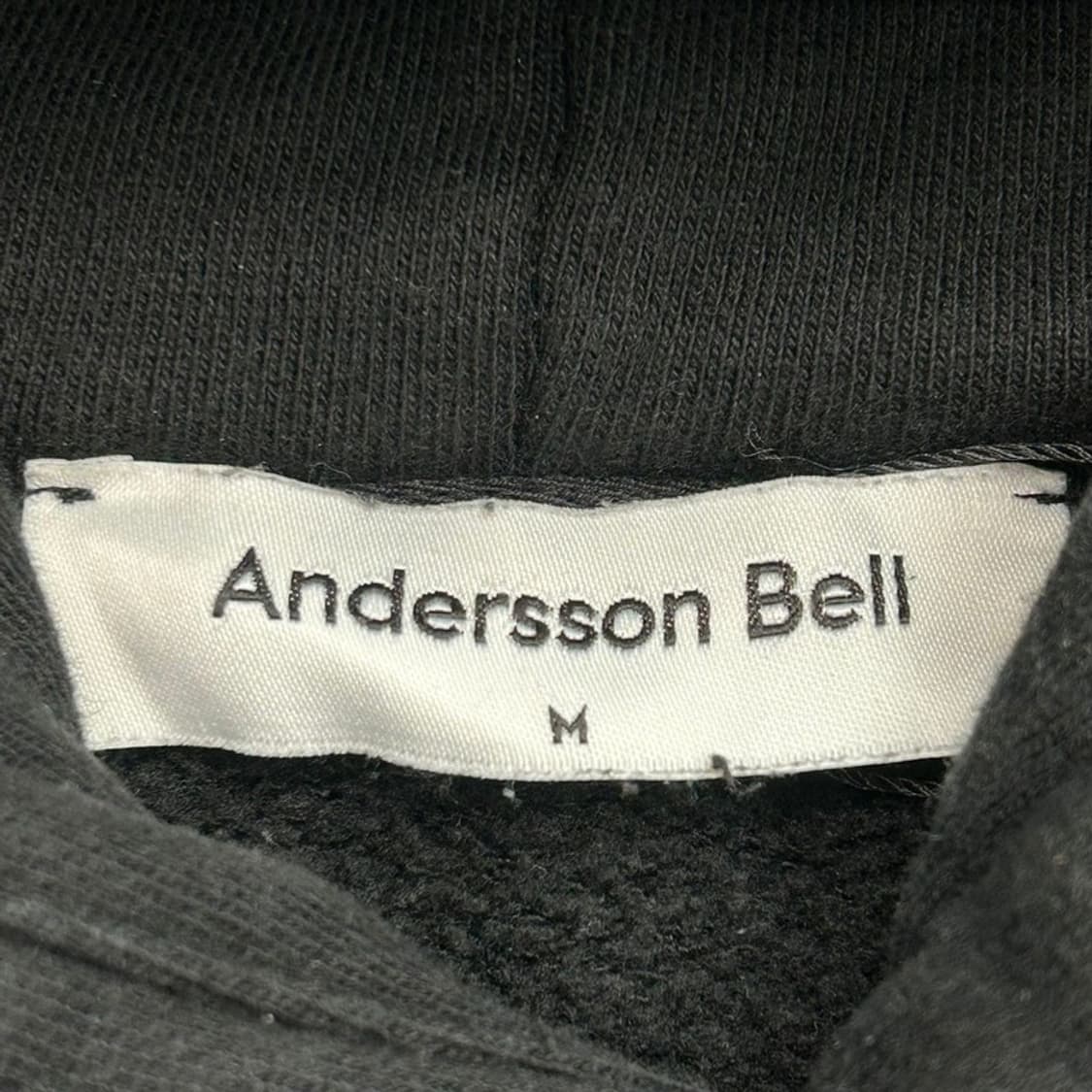 앤더슨벨 블랙 기모 후드티 M 상품이미지5