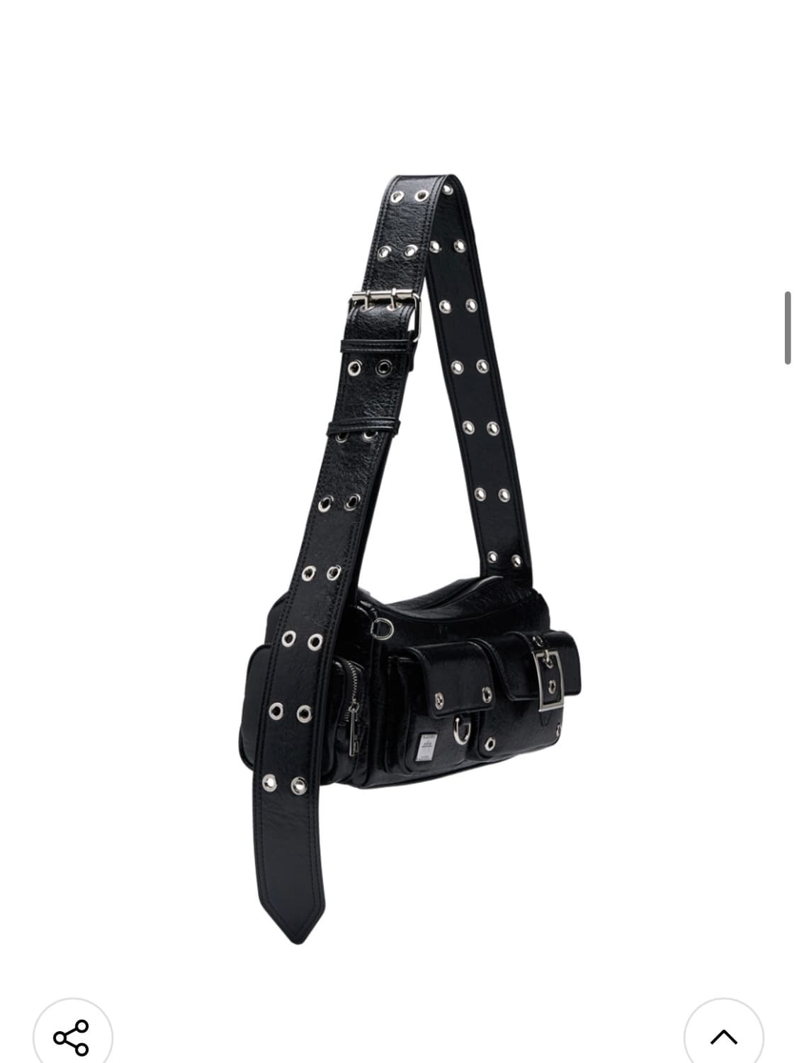 블랙퍼플 미니 포트리스 백 Mini Fortress Bag-Black 상품이미지2