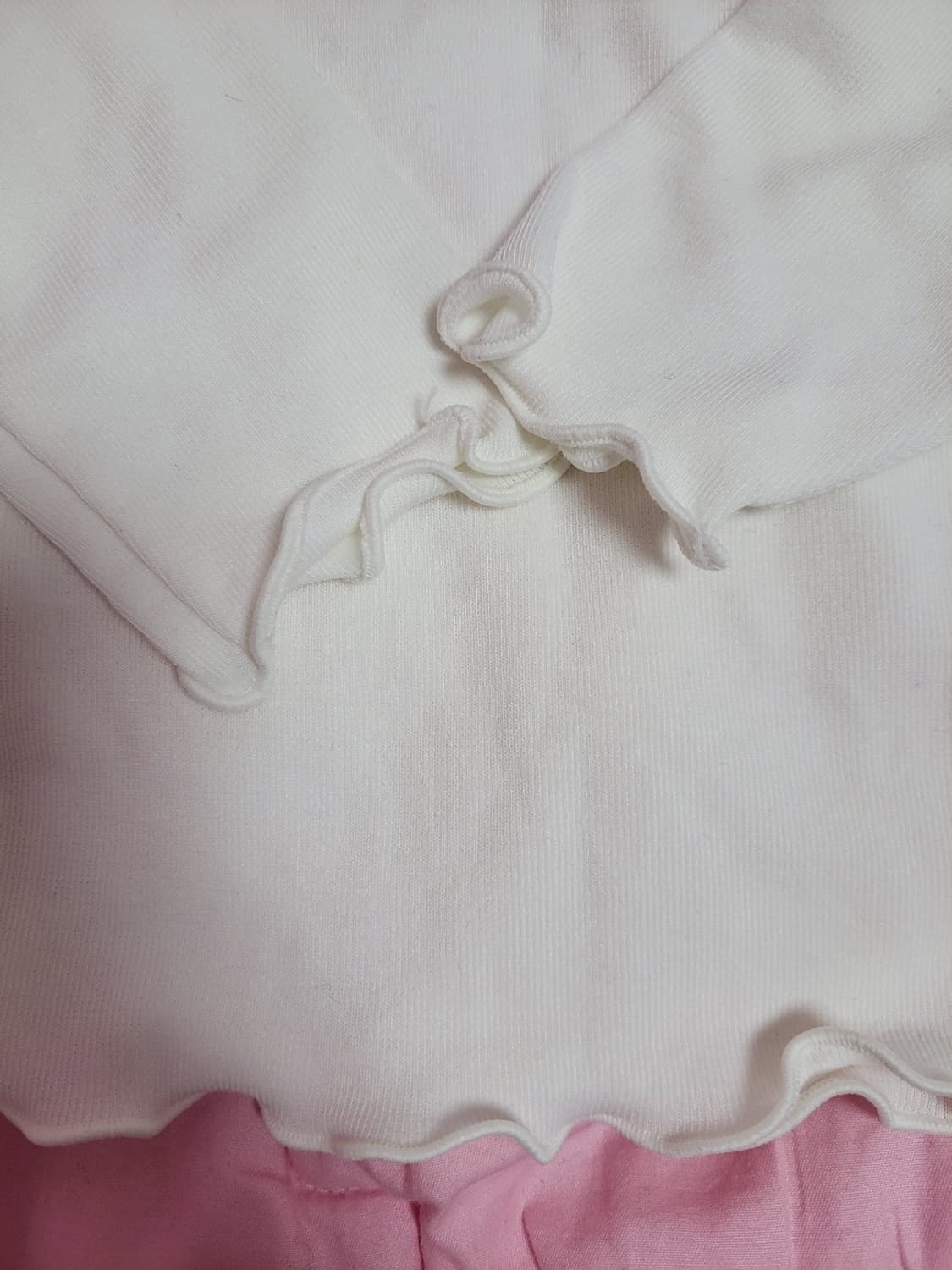 급처새상품!SOUP숲 넥 소매 러플 하이넥 목폴라 니트 티셔츠 레니본st 상품이미지2