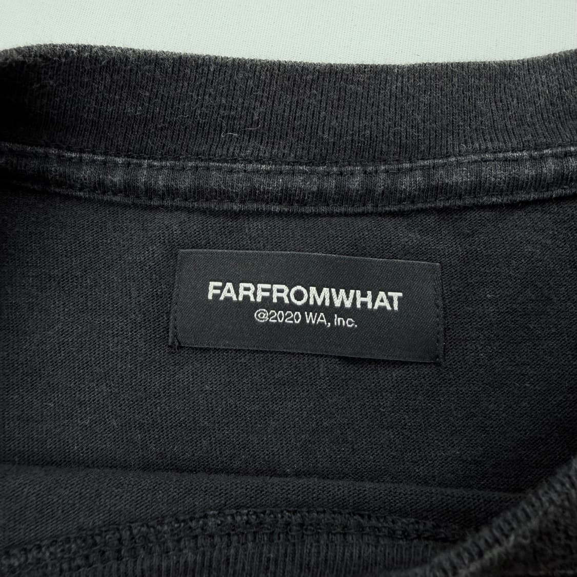 파프롬왓 워시드 로고 롱슬리브 상품이미지5