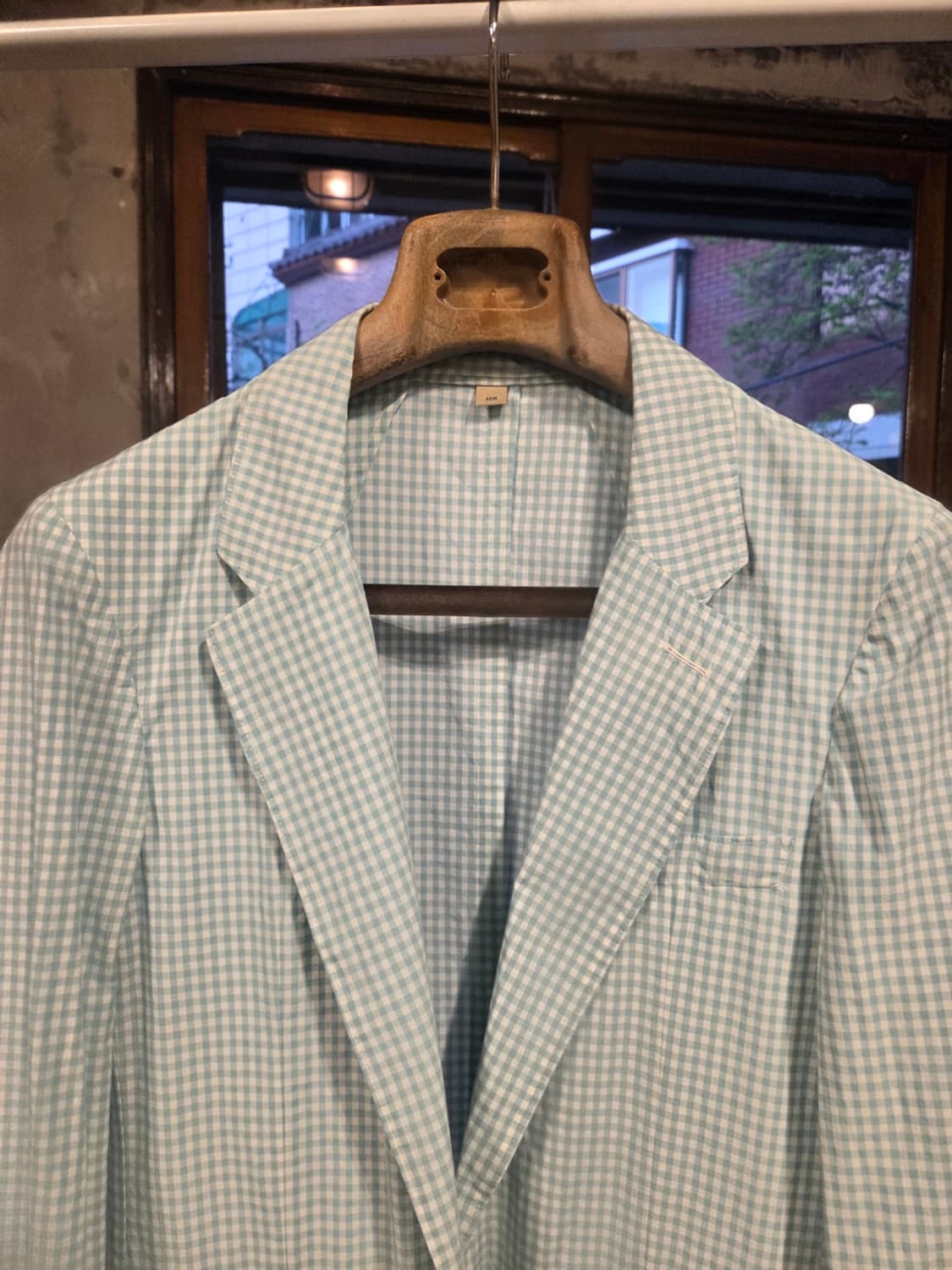 버버리 깅엄패턴 자켓 상품이미지3