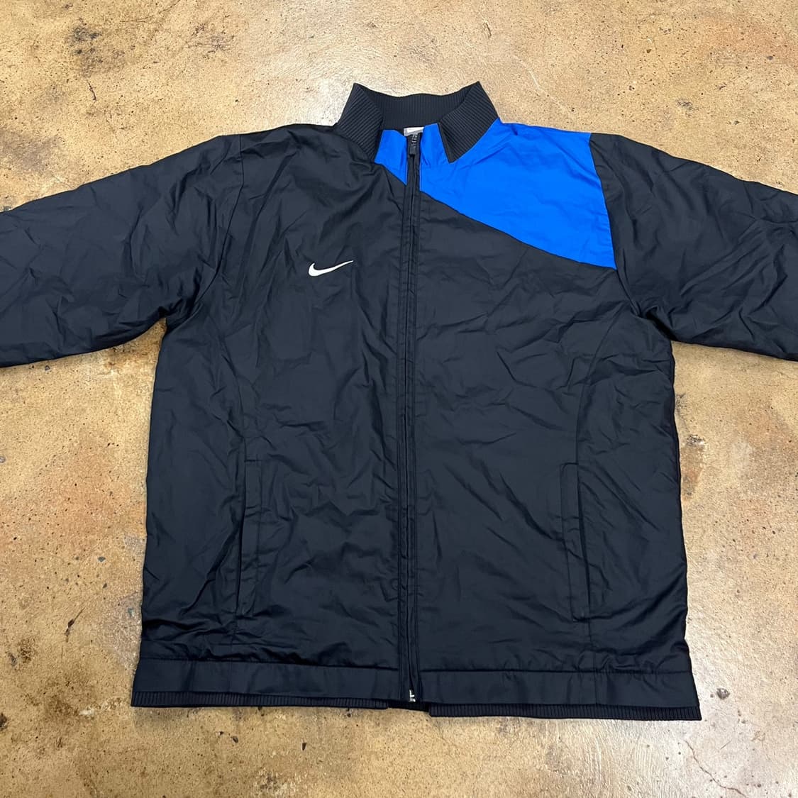 [정품/L] 나이키 블랙 블루 바람막이 자켓 b8 상품이미지3