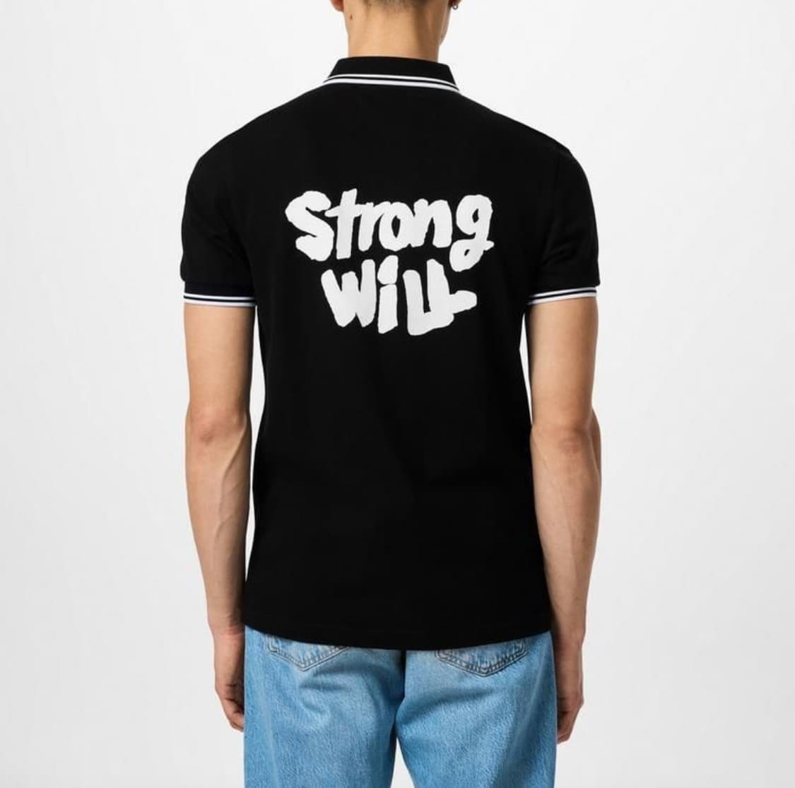 [M] 꼼데가르송 셔츠 X 프레드페리 strong will 폴로 셔츠 상품이미지2