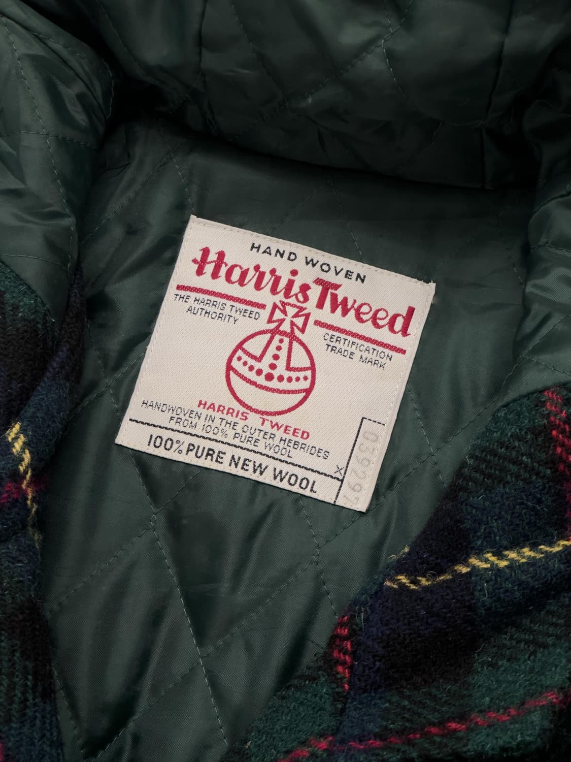 해리스트위드 더플 코트 상품이미지6