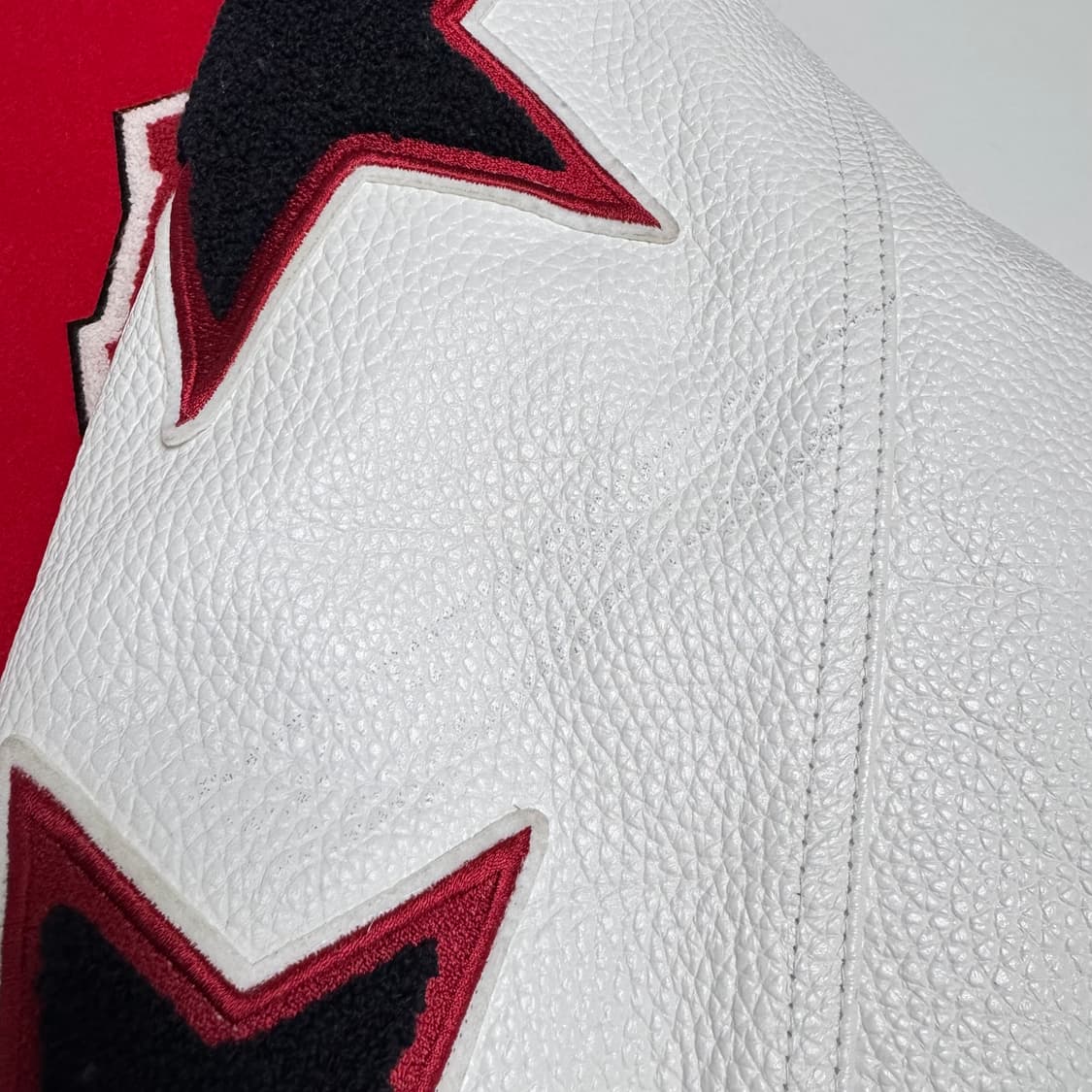 아카이브 볼드 스카쟌 스타디움 자켓 레드 L 상품이미지6